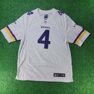Nike Minnesota Vikings Dalvin Cook #4 Football Jersey Size Large White Purple